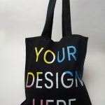 Customized black tote bags for dropshipping in Egypt