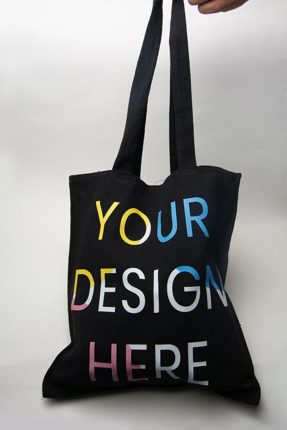 Customized black tote bags for dropshipping in Egypt
