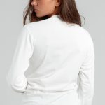 White Long Sleeve Back View