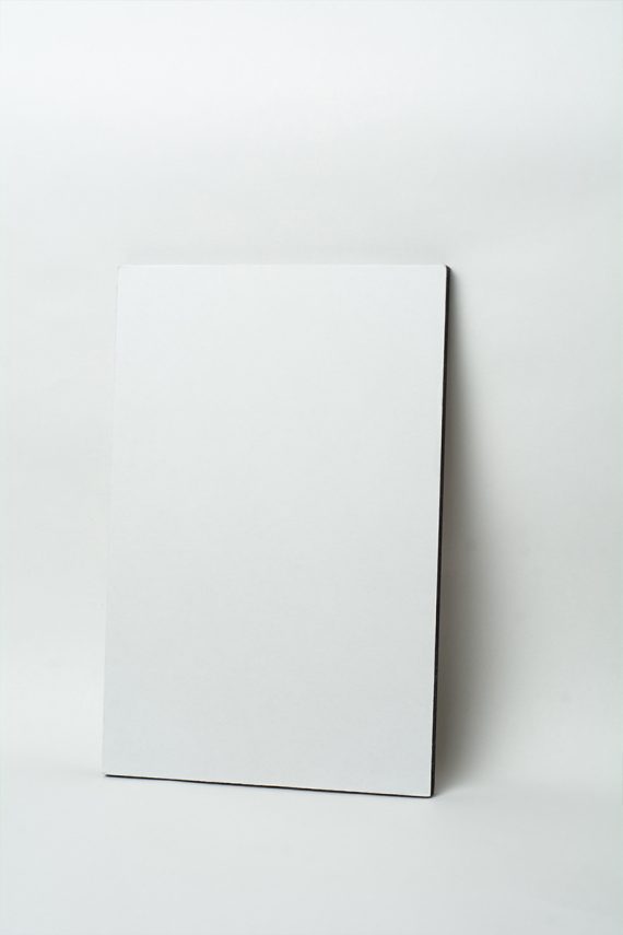 Blank white wall art MDF tableau for customization print