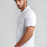 White Polo T shirt side