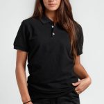 Custom Black Polo T-Shirt