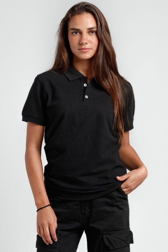 Custom Black Polo T-Shirt