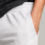 Printlet Grey Shorts Close up