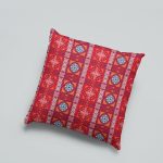 Red Islamic Pattern Cushion