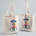 Printed Do your thing Beige Tote bag