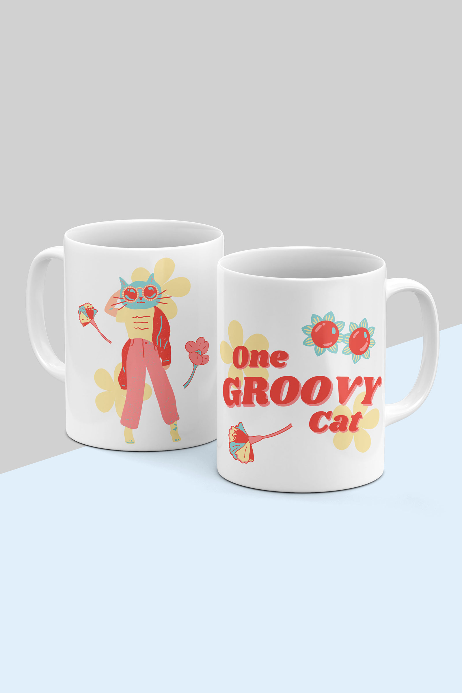 Groovy Cat Mug