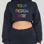 Printlet Custom crop Hoodie for print on demand and dropshipping