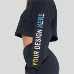 Printlet Custom Sleeve crop Hoodie for print on demand and dropshipping