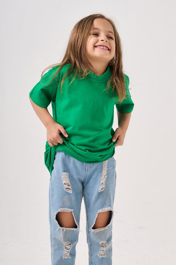 Printlet Kids Green T-Shirt for print on demand