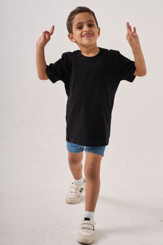 Printlet Kids Black T-Shirt for print on demand